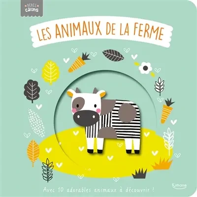 Les animaux de la ferme : avec 10 adorables animaux à découvrir !
