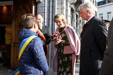 Visite royale à BL'A le 19 octobre 2022